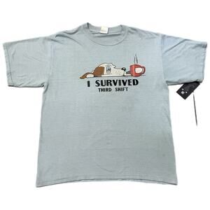 Joke Graphic "I Survived Third Shirt" T-Shirt